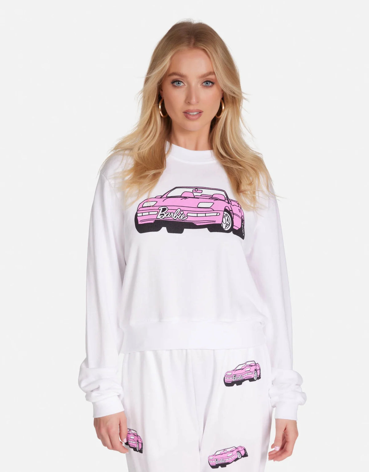 Shop Lauren Moshi Lauren Moshi Spalding Barbie Convertible Sweatshirt online at Spoiled Brat