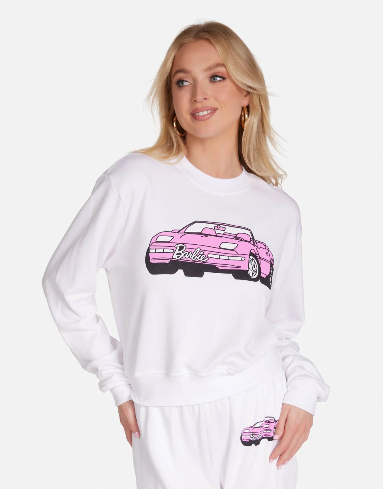 Shop Lauren Moshi Lauren Moshi Spalding Barbie Convertible Sweatshirt online at Spoiled Brat