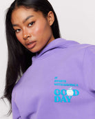 Samii Ryan Good Day Smileyworld Hoodie Hoodie by Samii Ryan as seen on celebrities