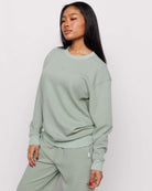 Samii Ryan Smiley® Thermal Crewneck Sweatshirt by Samii Ryan as seen on celebrities