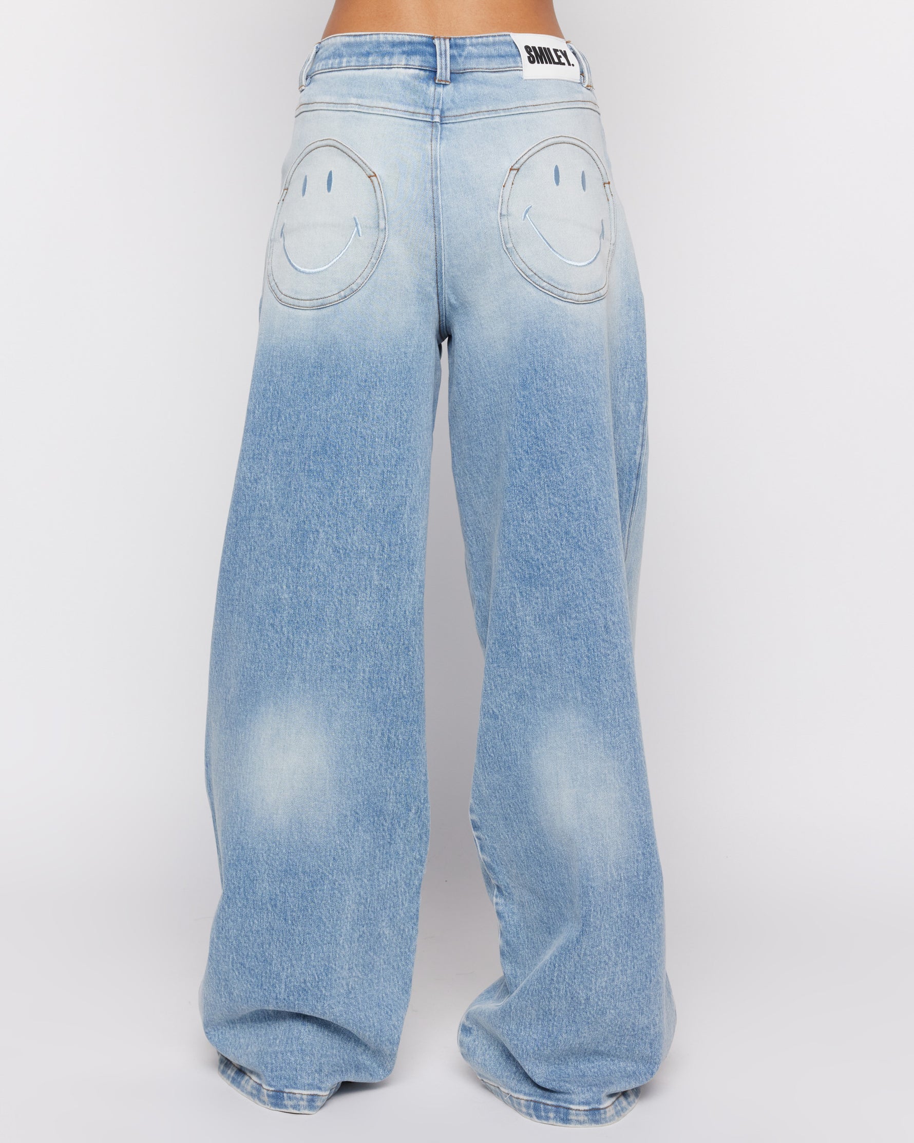 Shop Samii Ryan Samii Ryan x Smiley® Denim Jeans online at Spoiled Brat