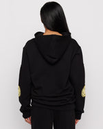 Shop Samii Ryan Samii Ryan Smiley® Black Oversized Hoodie online at Spoiled Brat