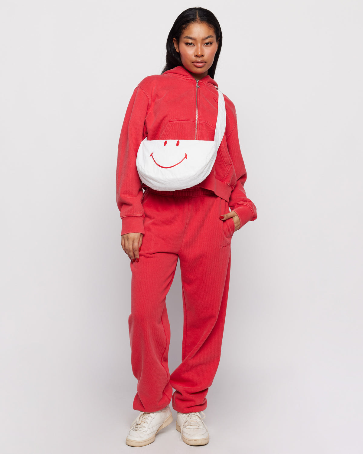 Shop Samii Ryan Samii Ryan x Smiley® Nylon Crossbody Bag online at Spoiled Brat