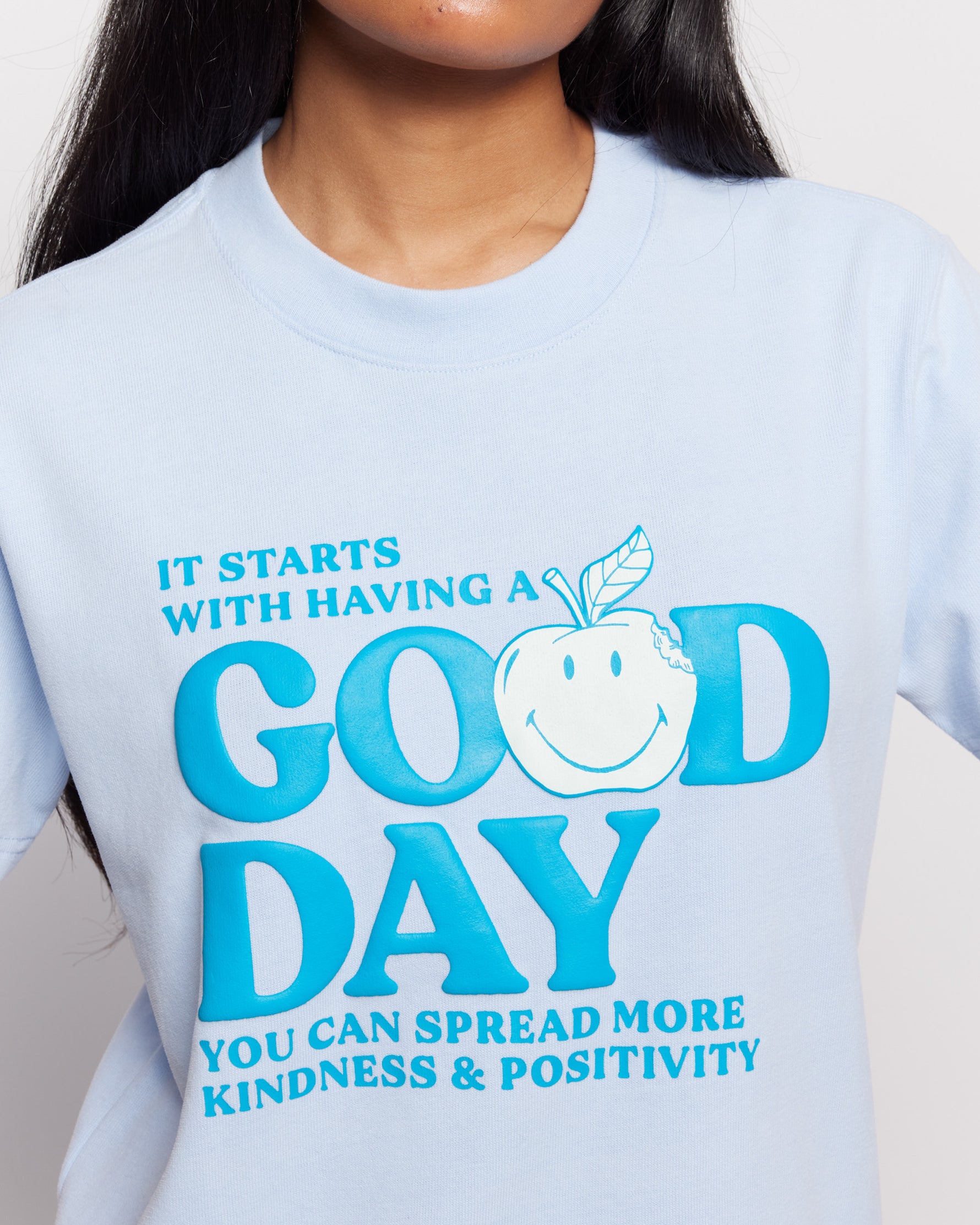 Shop Samii Ryan Samii Ryan x Smiley® Good Day Boxy Tee online at Spoiled Brat