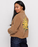 Shop Samii Ryan Samii Ryan Smiley® Sunshine Sherpa Jacket online at Spoiled Brat