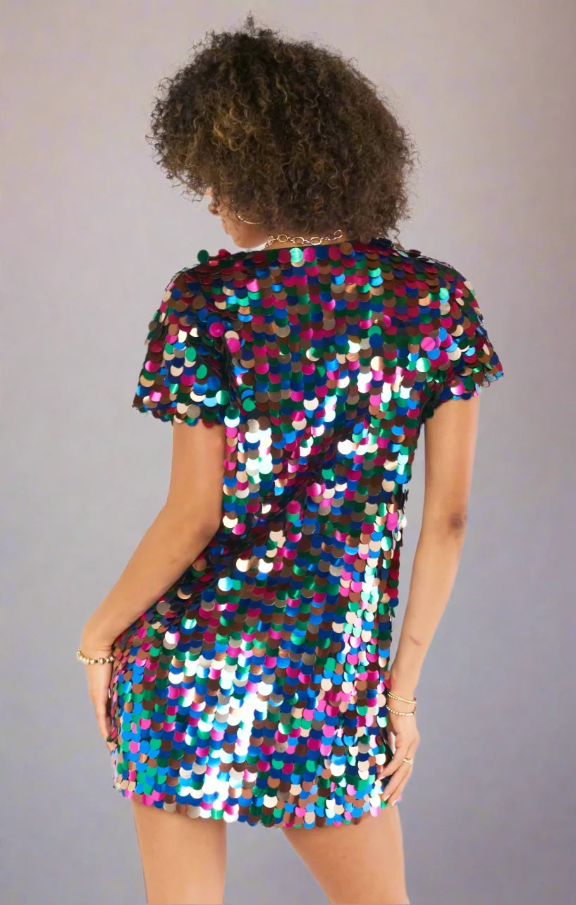 Shop Show Me Your Mumu Show Me Your Mumu Emi Sequin Mini Party Dress online at Spoiled Brat