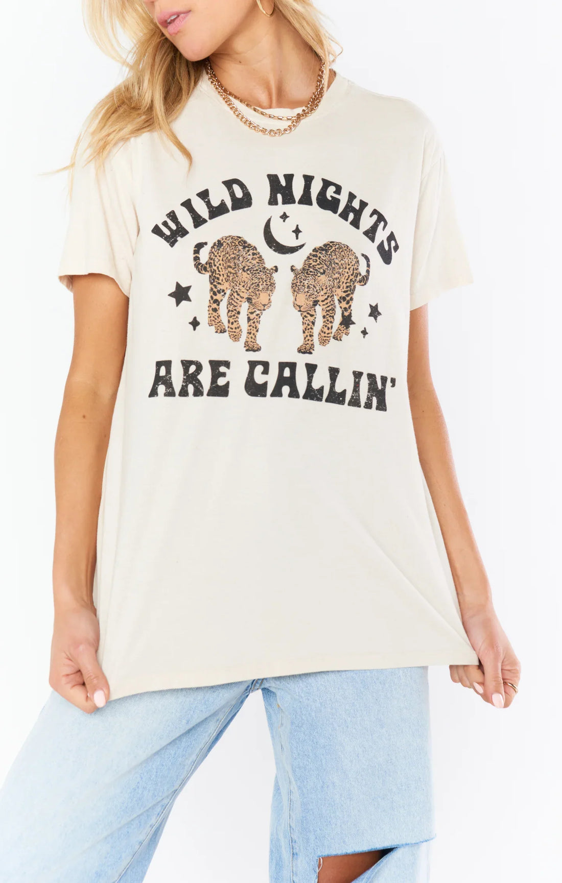 Shop Show Me Your Mumu Thomas Wild Nights Tee - Premium T-Shirt from Show Me Your Mumu Online now at Spoiled Brat 