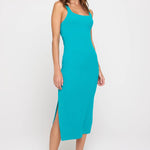 Spiritual Gangster Valerie Twist Back Midi Dress Maxi Dress by Spiritual Gangster as seen on celebrities