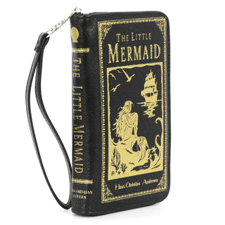 Shop The Little Mermaid Book Wallet Purse in Vinyl - Premium Clutch Bag from Comeco INC Online now at Spoiled Brat 