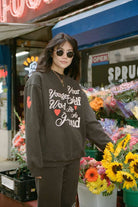 The Mayfair Group Your Younger Self Charcoal Sweatpants Sweatpants by The Mayfair Group as seen on celebrities