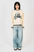 The Ragged Priest Cult Skull Knit Jumper