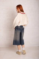 The Ragged Priest Load Varsity Crop Cable Knit Jumper Jumper by The Ragged Priest as seen on celebrities