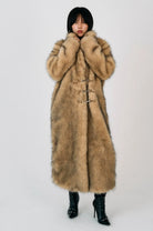 The Ragged Priest Tara Maxi Faux Fur Coat