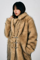 The Ragged Priest Tara Maxi Faux Fur Coat