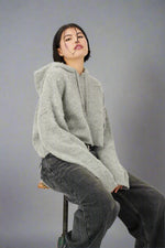 The Ragged Priest Arctic Fluffy Knit Hoodie 