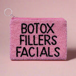 Shop Tiana New York Tiana Designs Hand Beaded Botox Fillers Facials Coin Purse online at Spoiled Brat