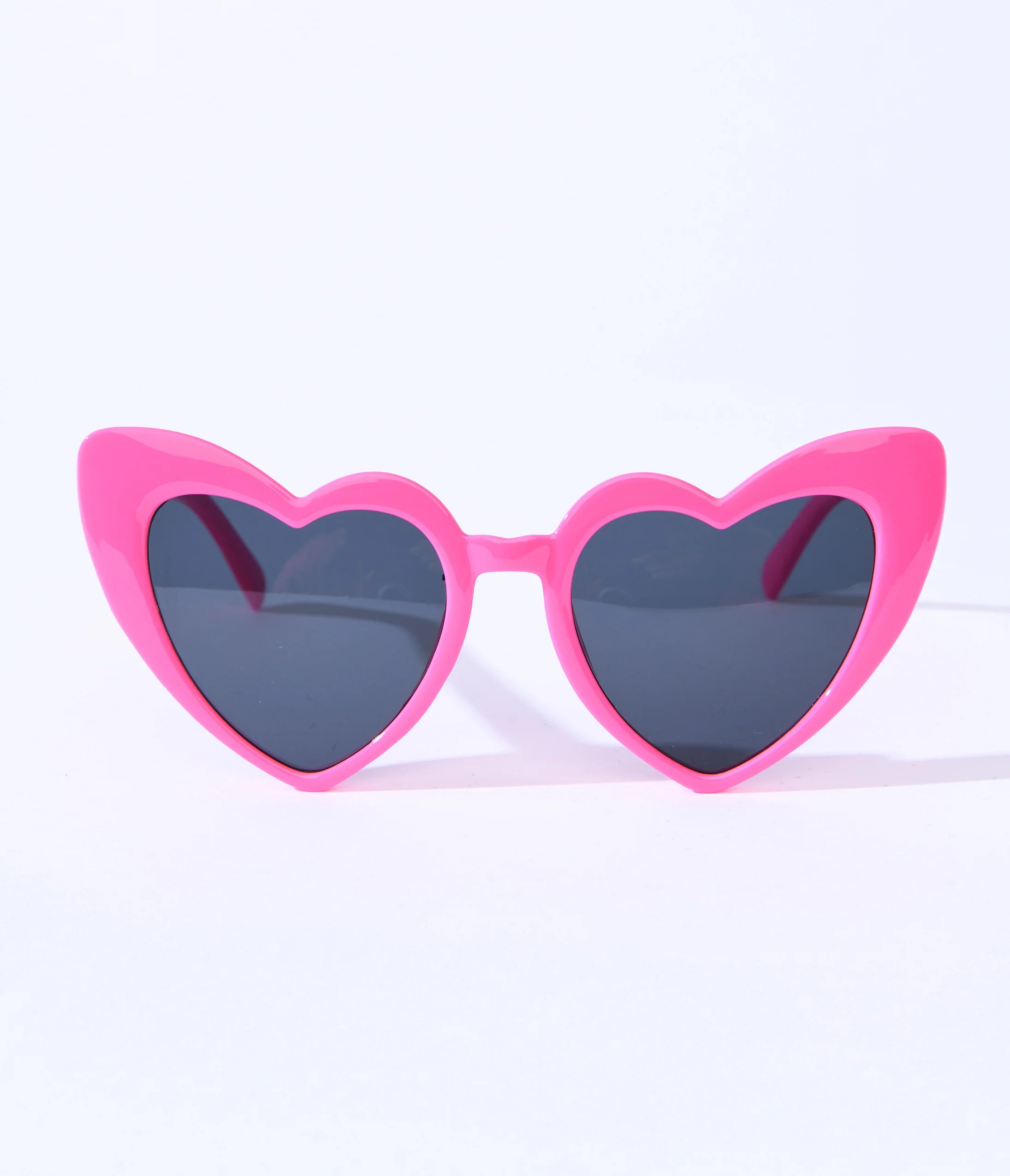 Unique Vintage x Barbie Hot Pink Heart Frame Sunglasses Sunglasses by Unique Vintage as seen on celebrities