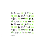 Warner Brothers Beetlejuice Nail Art Stickers Nail Polish by Mad Beauty as seen on celebrities