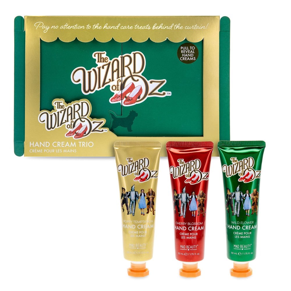 Shop Mad Beauty Warner Brothers Wizard Of Oz Hand Cream Trio online at Spoiled Brat