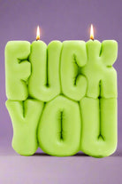 Wavey Casa FUCK You Lime Puffer Candle Candles by Wavey Casa as seen on celebrities