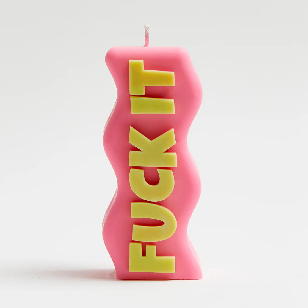 Shop Wavey Casa Wavey Casa Fuck It Candle online at Spoiled Brat