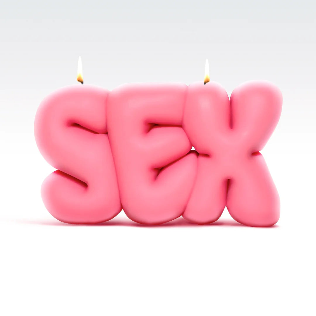Wavey Casa SEX Pink Puffer Candle Candles by Wavey Casa as seen on celebrities