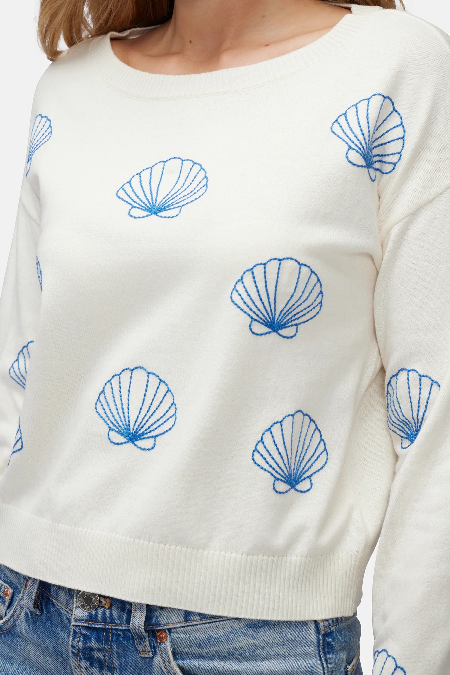 Shop Wildfox Wildfox Seashell Sweater online at Spoiled Brat