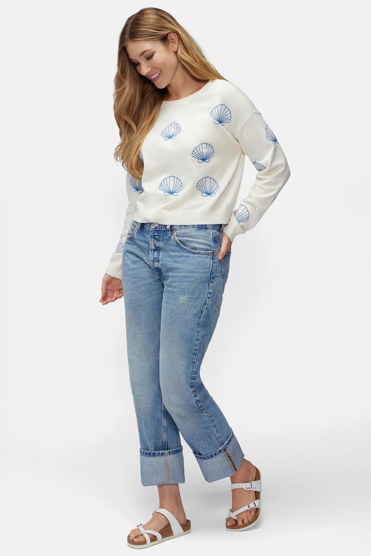 Shop Wildfox Wildfox Seashell Sweater online at Spoiled Brat