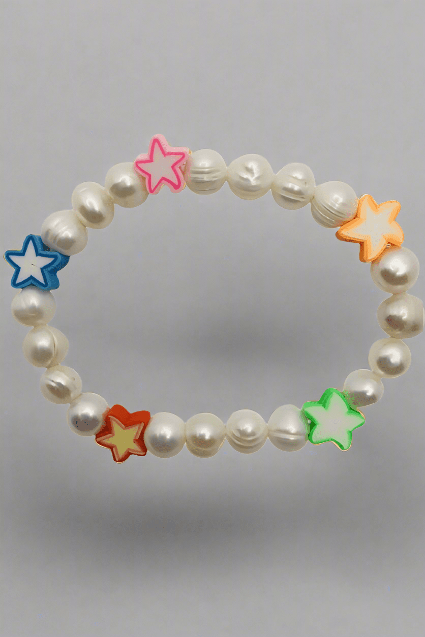 Shop Bracha Bracha All Fun Star Pearl Bracelet Bracelet for women – premium loungewear and festival fashion at Spoiled Brat