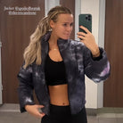Electric & Rose Puffer Bomber Jacket as seen on Chloe Meadows Jacket by Electric and Rose as seen on celebrities