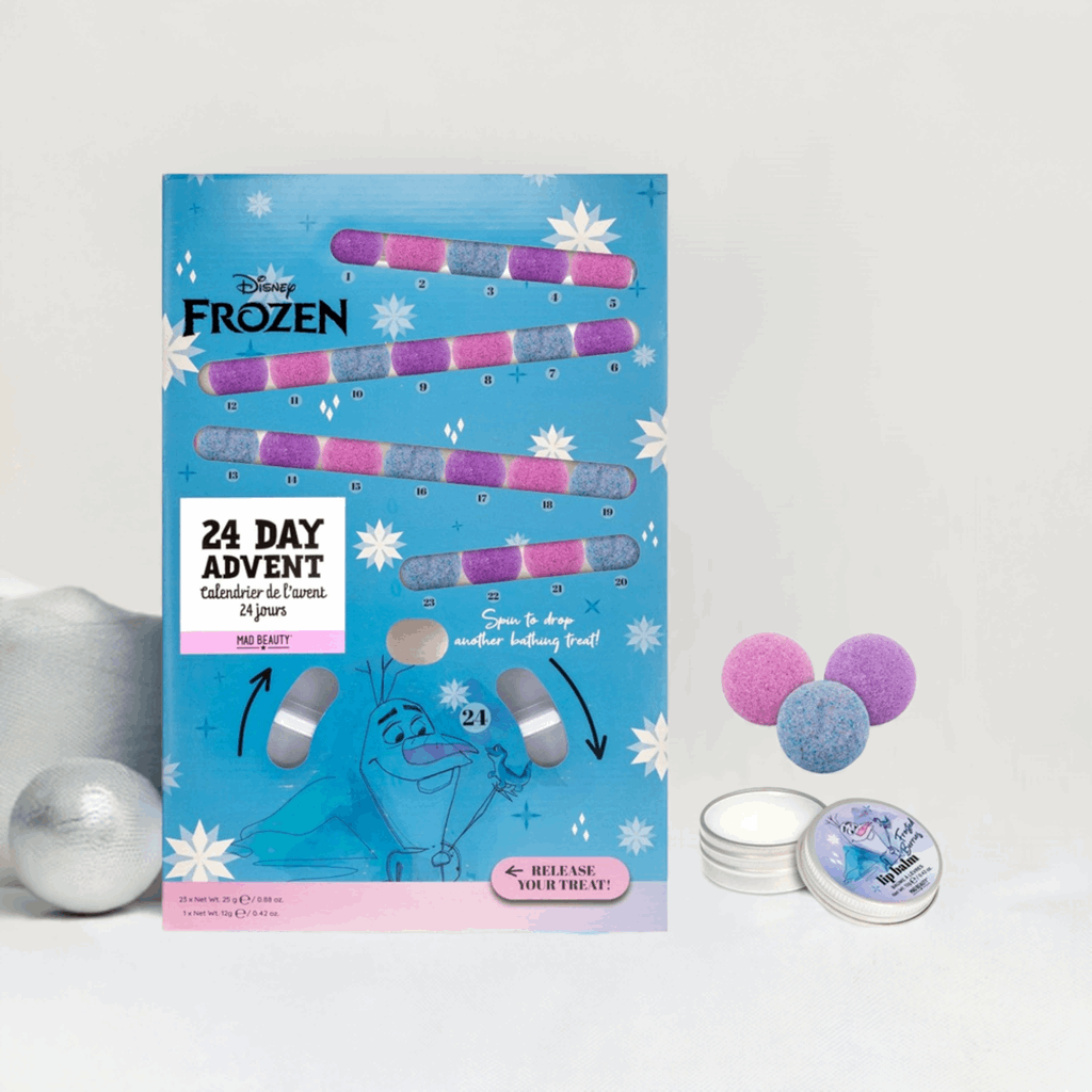 Disney Frozen Bath Fizzer Advent Calendar Advent Calendar by Mad Beauty as seen on celebrities
