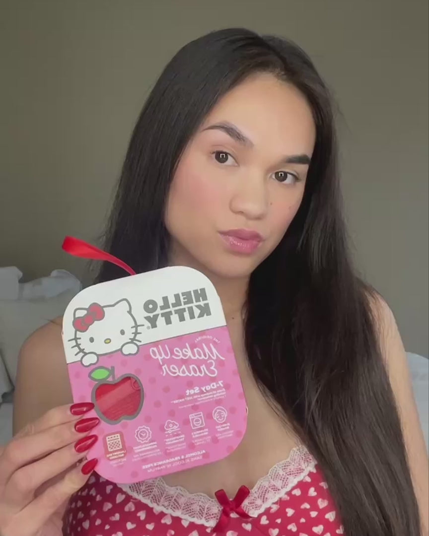 Makeup Eraser Hello Kitty 7-Day Classic Set Beauty Product by Makeup Eraser as seen on celebrities