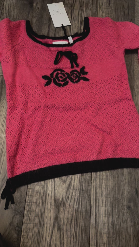 Daisy Street Off The Shoulder Pointelle Knit Top T-Shirts by Daisy Street as seen on celebrities