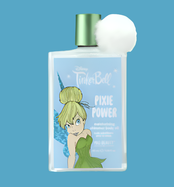 Shop Mad Beauty Disney TinkerBell Pixie Perfection Moisturising Shimmer Oil online at Spoiled Brat