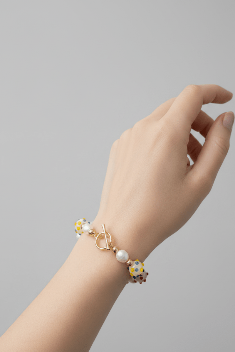 Shop 8 Other Reasons Sofia Richie x 8 Other Reasons Glass Bead Charm Bracelet Bracelet for women – premium loungewear and festival fashion at Spoiled Brat