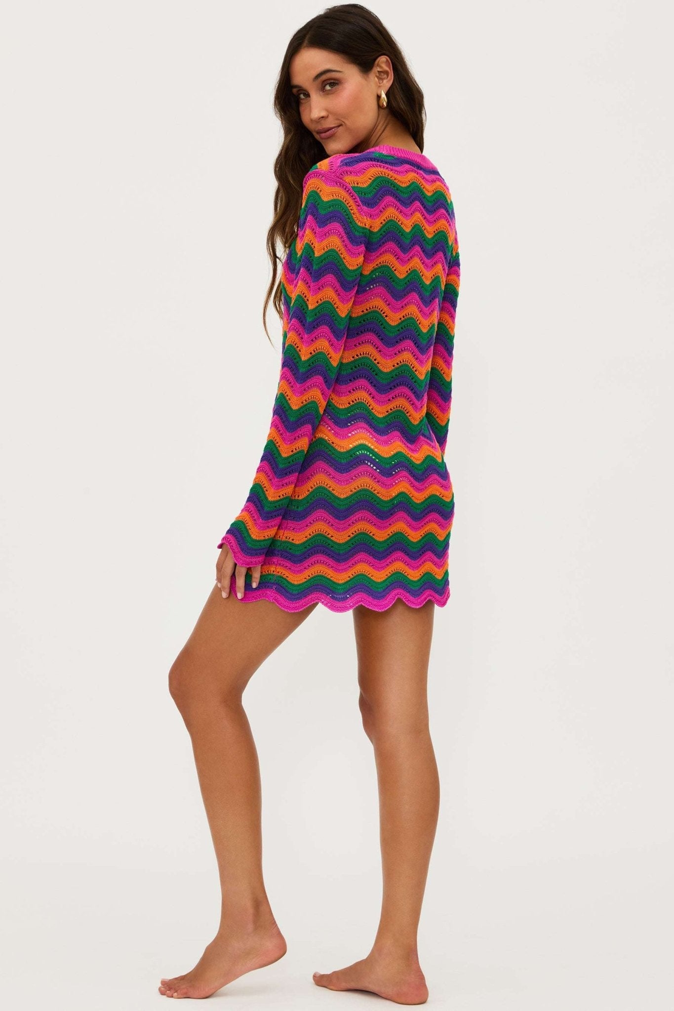 Beach Libbi Crochet Mini Dress by Beach Riot – Dress – Multicolor | Spoiled Brat UK
