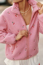 Shop Beach Riot Beach Riot Bennie Fleece Jacket as seen on Chloe Meadows Jacket for women – premium loungewear and festival fashion at Spoiled Brat