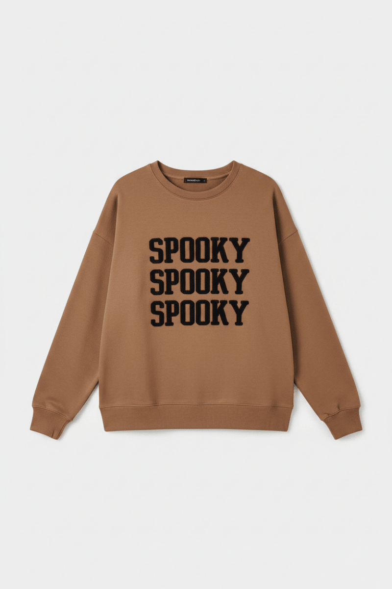 Shop Beach Riot Beach Riot Devyn Spooky Dusk Oversized Sweatshirt Sweater for women – premium loungewear and festival fashion at Spoiled Brat