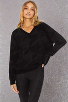 Beach Riot Joey Houndstooth Knit Sweater - Spoiled Brat