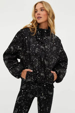 Shop Beach Riot Beach Riot Kris Convertible Shooting Stars Puffer Jacket Jacket for women – premium loungewear and festival fashion at Spoiled Brat