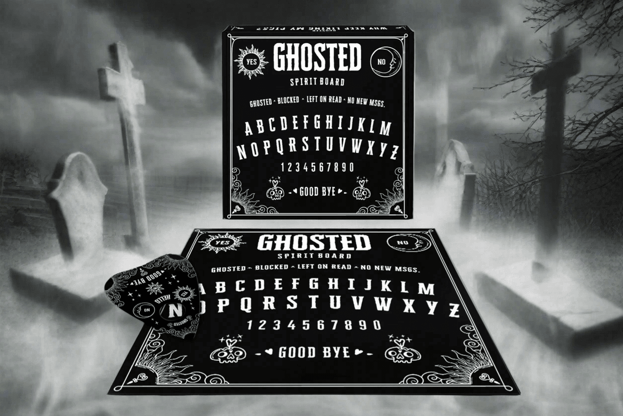 Shop Bored Sheep Bored Sheep Ghosted Spirit Board Game for women – premium loungewear and festival fashion at Spoiled Brat