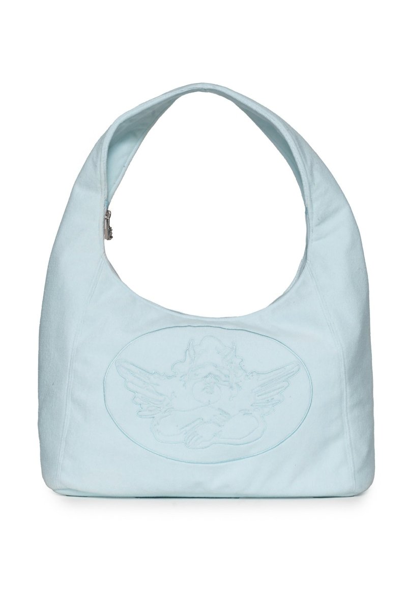 Shop Boys Lie Boys Lie Blue Cant Get Enough Tote Bag Handbag for women – premium loungewear and festival fashion at Spoiled Brat