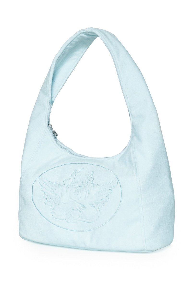 Shop Boys Lie Boys Lie Blue Cant Get Enough Tote Bag Handbag for women – premium loungewear and festival fashion at Spoiled Brat