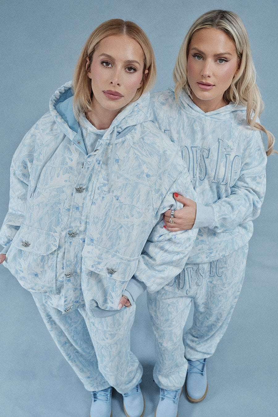 Shop Boys Lie Boys Lie Blue Manhunt Racer Hoodie Hooded Sweatshirt for women – premium loungewear and festival fashion at Spoiled Brat