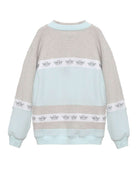 Shop Boys Lie Boys Lie Blue Private School Rider Crewneck Sweater for women – premium loungewear and festival fashion at Spoiled Brat