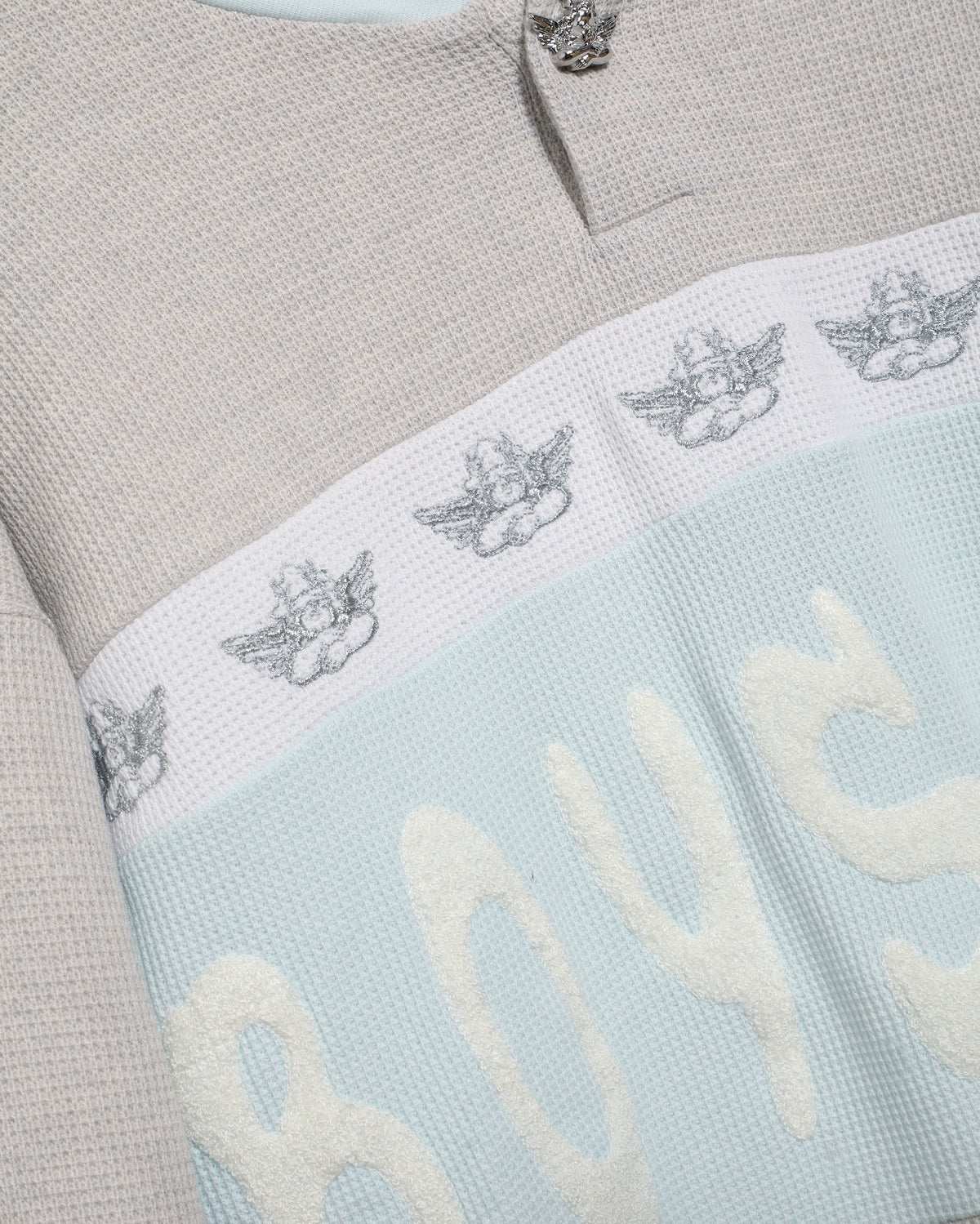 Boys Lie Blue Private School Rider Crewneck by Boys Lie – Sweater – Blue | Spoiled Brat UK