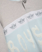 Shop Boys Lie Boys Lie Blue Private School Rider Crewneck Sweater for women – premium loungewear and festival fashion at Spoiled Brat