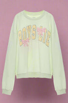 Shop Boys Lie Boys Lie Bows Kara Crewneck Sweater Sweater for women – premium loungewear and festival fashion at Spoiled Brat