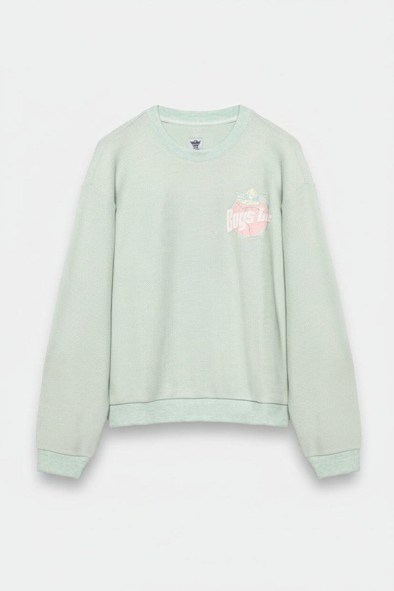Shop Boys Lie Boys Lie Breakfast Beers Pastel Kara Crewneck Sweater Sweater for women – premium loungewear and festival fashion at Spoiled Brat