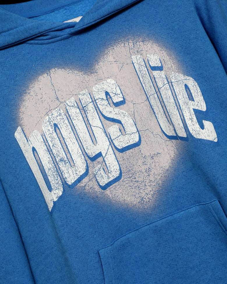 Boys Lie Charmer Racer Hoodie as seen on Chloe Sims by Boys Lie – Hooded Sweatshirt – Blue | Spoiled Brat UK